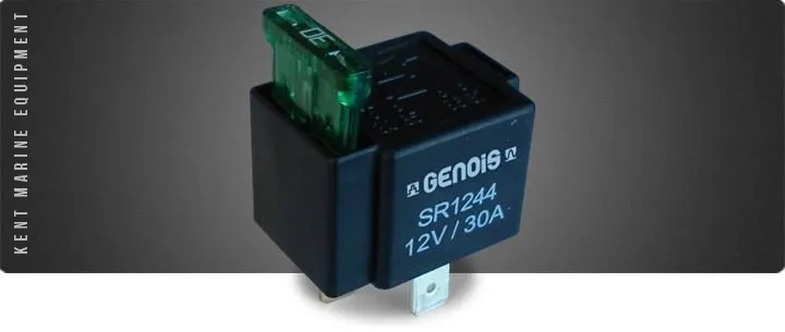 Mini relais contacteur avec fusible 4 bornes