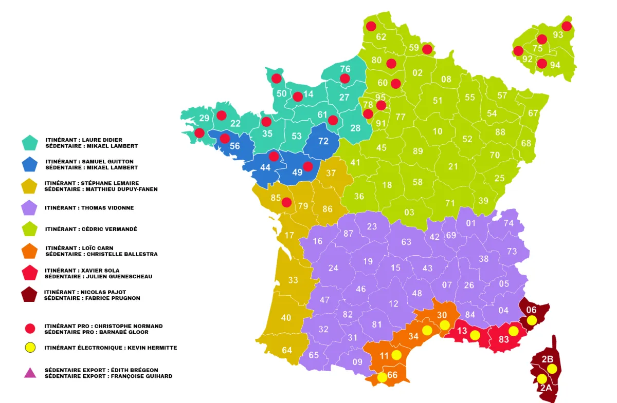 Nos commerciaux