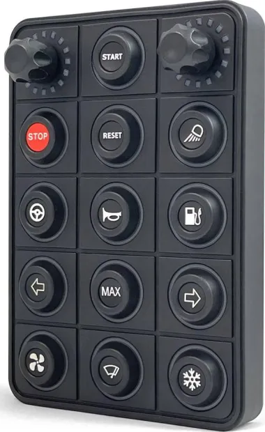 PKP 15 Pos 15mm keypad (3x5) MTP 2 rotary - CANopen - Deutsch