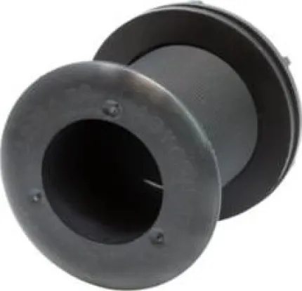 Boîtier à collerette en plastique