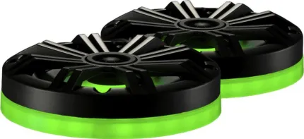 2 anneaux LED RGB pour haut-parleur 8''