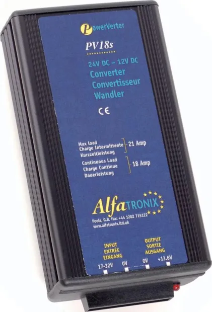 Abaisseur tension 24/12V 18/24A