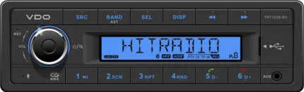 Autoradio Tuner USB AUX Bluetooth 12V 4X25W