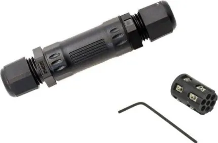 Boîte de jonction IP67 - 6 broches - 18-22AWG
