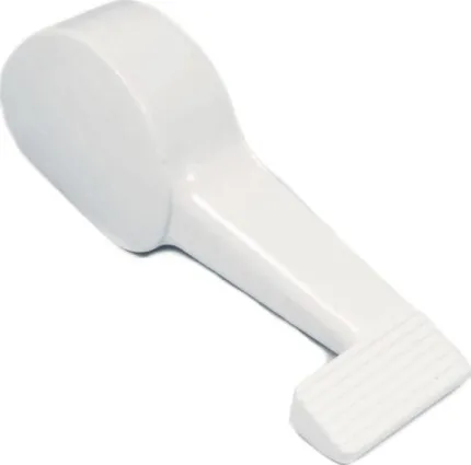 Cache pédale blanc grande taille