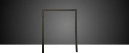 Cadre d'encastrement noir I085