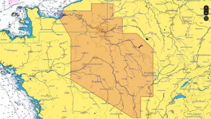 Carte C-MAP® Max France Eaux Intérieures Centre & Nord 