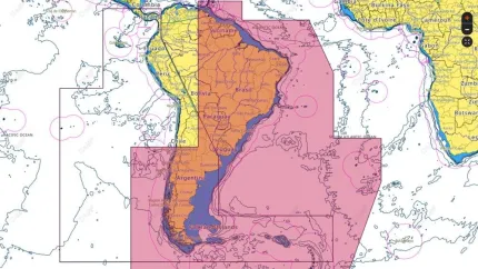 Carte C-MAP® Max Golfe de Paria / Cap Horn