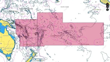 Carte C-MAP® Max Îles du Pacifique Sud