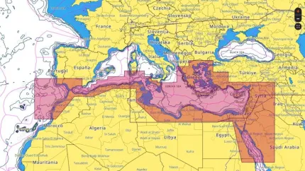 Carte C-MAP® Max Méditerranée Sud / Mer Egée