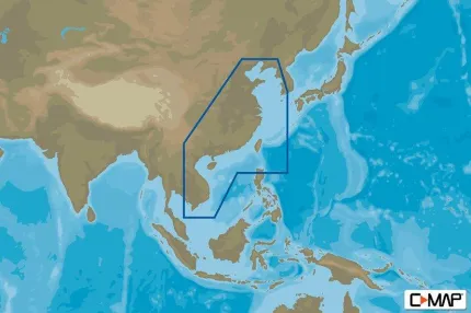 Carte C-MAP® Reveal™ Chine / Taiwan / Vietnam