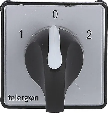 Commutateur 2 pôles 3 positions 1-0-2 20A