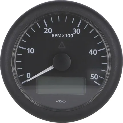 Compte tours 12/24V avec horamètre 0-5000T