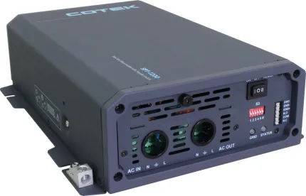 CONVERTISSEUR 12/230V 1200W E/S ACSPT1200-212 / Bornier à vis