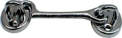 Crochet de porte laiton chromé 51mm