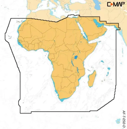 Carte C-MAP® Discover™ X  Afrique & Golfe d'Arabie