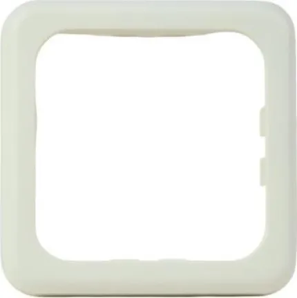 Enjoliveur simple blanc 60x60mm