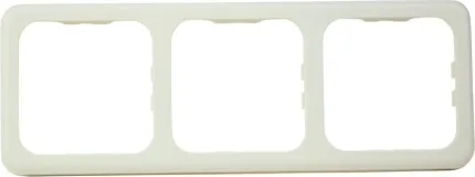 Enjoliveur triple blanc 60x166mm