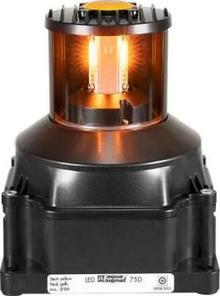 FEU LED 75D REMORQUAGE JAUNE 135° 115-230V