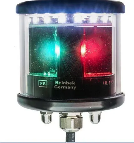 FEU LED SERIE 580 TRICOLORE + MOUILLAGE carter noir