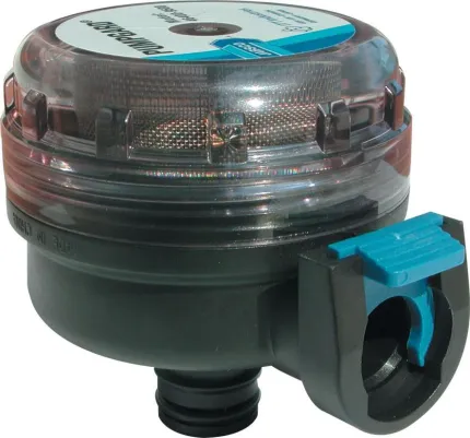 Filtre raccord rapide 90° maille fine