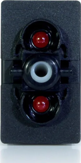 INTERRUPTEUR POUSSOIR MOM-OFF 1 PÔLE LUMINEUX 12V