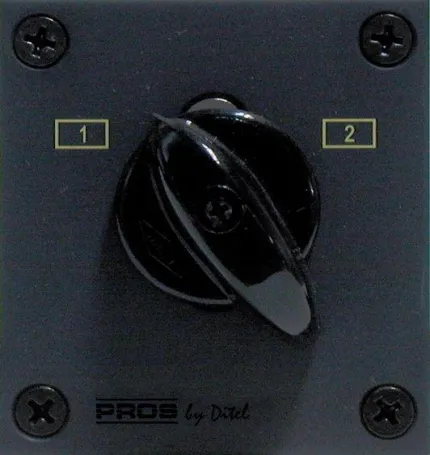 Module commutateur 2 pôles 3 positions 1-0-2 20A