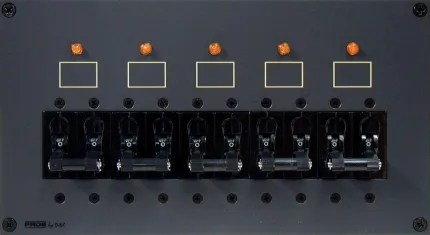 Module courant alternatif pour 5 disjoncteurs à levier 2 pôles