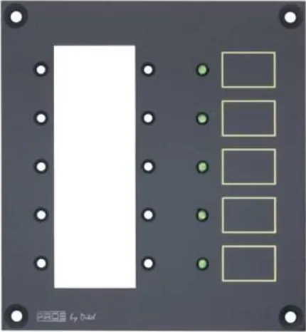 Module courant continu pour 5 disjoncteurs à bascule 1 pôle