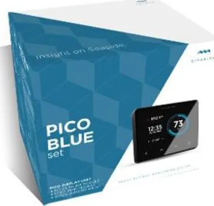 Pack gestion batterie PICO Blue encastrable NOIR, composé d'un PICO, un shunt 500A, un quadruple shunts 25A et une interface pour sondes de niveau et température, pour une alimentation 6 à 35Vdc