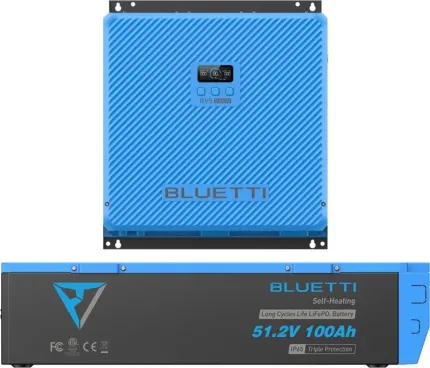 Pack solaire RV5 avec batterie 4,8 kWh et câbles