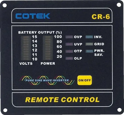 Panneau de commande à distance 12V déportée