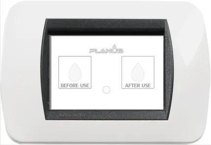 PANNEAU DE COMMANDE SLIM 2 BOUTONS