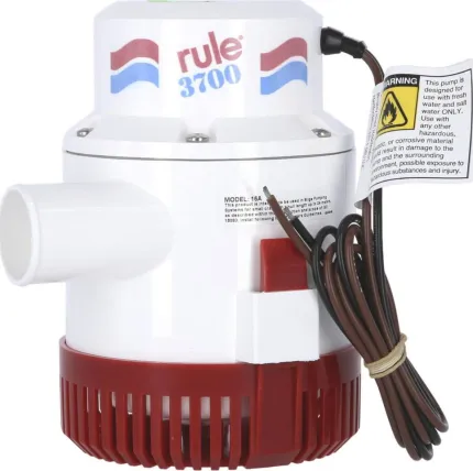 Pompe de cale immergeable 24V 14000L/h