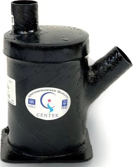 Pots à barbotage E à 45° / S Verticale 3'' Ø76mm