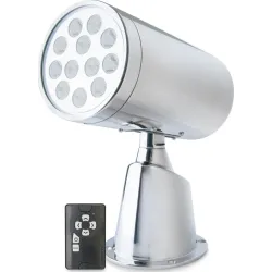 PROJECTEUR DE RECHERCHE LED - INOX - SANS FIL - IP67