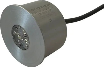 Projecteur LED barre de flèche PB50 - carter argenté- lumière blanche 3000K- 19°