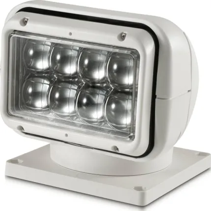 Projecteur motorisé 24V 32W LED - Version Blanc