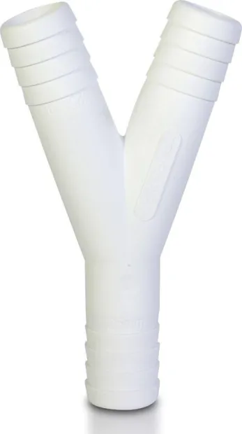Raccord Y annelé Ø25 nylon banc