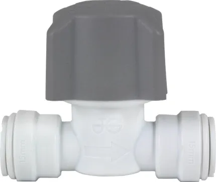 Robinet d'arrêt Ø22mm compact