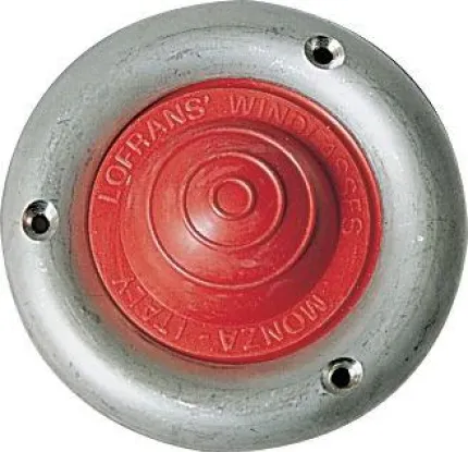 Rondelle inox rouge Ø75mm