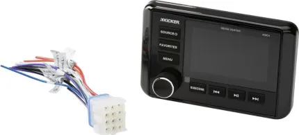 Source audio multimédia KMC4 - 4 canaux - AM/FM/Bluetooth/USB - Écran couleur