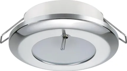 Spot LED Ø 77mm SELENE INOX 10-30V blanc chaud - interrupteur