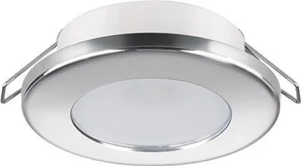 Downlight LED rond - TED C 2W 9-32Vdc - Inox poli - Blanc naturel - 100° - IP40