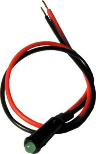 Témoin lumineux Led vert 12/24V