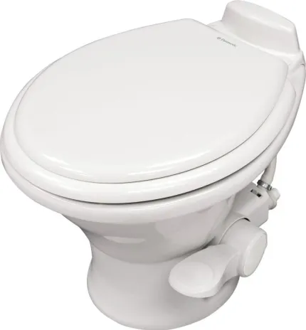 Toilette par gravité Série 311 blanc profil bas