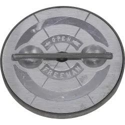 Trappe ronde 15'' en aluminium avec dormant acier (sans charnière)
