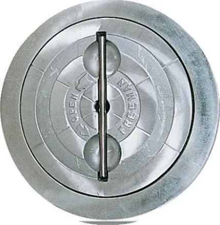 Trappe ronde 20'' en aluminium avec dormant en aluminium (sans charnière)
