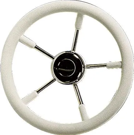 Volant gainé blanc Ø 350mm