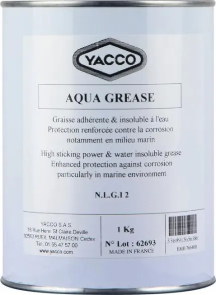 YACCO AQUAGREASE - Boite 1kg